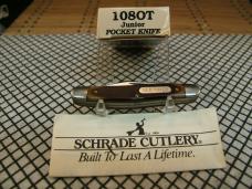 SCHRADE N.Y. OLD TIMER 108OT JR. STOCKMAN VINTAGE U.S.A. NOS 1095 CARBON STEEL BLADES POCKET KNIFE