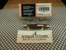 SCHRADE N.Y. OLD TIMER 108OT JR. STOCKMAN VINTAGE U.S.A. NOS 1095 CARBON STEEL BLADES POCKET KNIFE