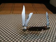 SCHRADE N.Y. OLD TIMER 108OT JR. STOCKMAN VINTAGE U.S.A. NOS 1095 CARBON STEEL BLADES POCKET KNIFE