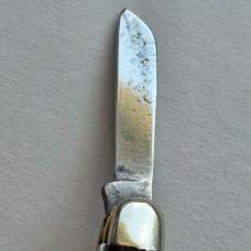 Vintage Schrade USA 808 Senior Stockman Pocket Knife - Classic Brown Jigged Delrin