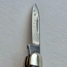 Vintage Schrade USA 808 Senior Stockman Pocket Knife - Classic Brown Jigged Delrin
