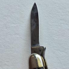 Vintage Schrade USA 808 Senior Stockman Pocket Knife - Classic Brown Jigged Delrin
