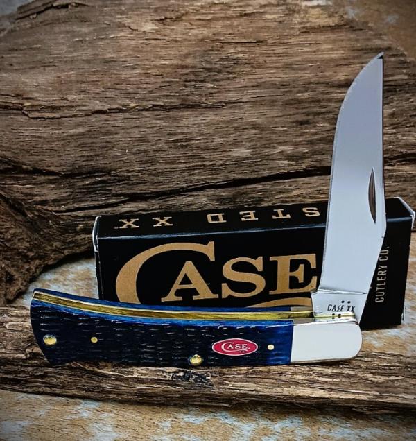2026 Case XX Axe Handle Navy Blue Bone Rogers Jig BR61135 Stainless Steel