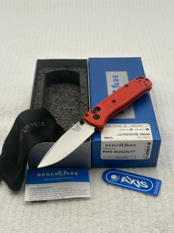 Benchmade 533-04 Mini Bugout New In Box Made In USA Benchmade 533-04 Mini Bugout New In Box Made In USA