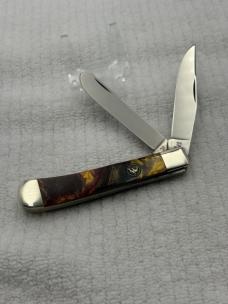 Hen & Rooster Bertram Cutlery 312-CI Two Blade Trapper Pocket Knife (135)