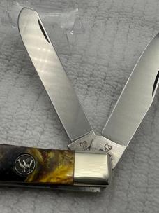 Hen & Rooster Bertram Cutlery 312-CI Two Blade Trapper Pocket Knife (135)