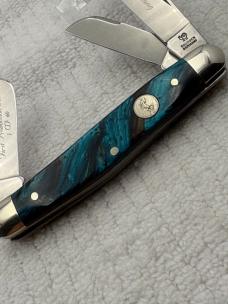 Hen & Rooster Bertram Cutlery Mustang 313- PE/M 1st Prod 1 of 60 3 Blade Stockman(104)