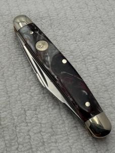 Hen & Rooister Bertram Cutlery Mustang 313-RC/M 1st Prod 1 of 60 Three Blade Stockman (141)