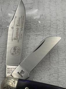 Hen & Rooster Bertram Cutlery Mustang 313 PC/M Ltd Series 1/100 Engraved Bolsters (70)