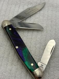 Hen & Rooster Bertram Cutlery Mustang 313 PC/M Ltd Series 1/100 Engraved Bolsters (70)