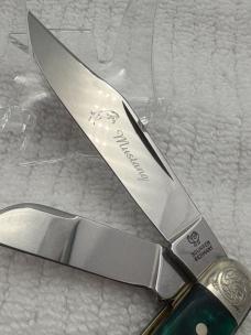 Hen & Rooster Bertram Cutlery Mustang 313 PC/M Ltd Series 1/100 Engraved Bolsters (70)