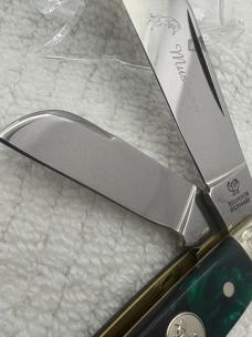 Hen & Rooster Bertram Cutlery Mustang 313 PC/M Ltd Series 1/100 Engraved Bolsters (70)