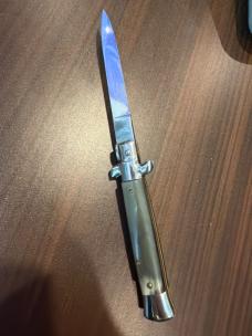 Vintage horn INOX Italian Stiletto