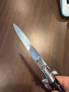 Vintage horn INOX Italian Stiletto