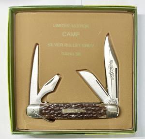 NOS-Remington Limited Edition Silver Camp Knife Model  R4243SB SERIAL  3415