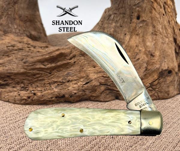 Hawkbill Folding Pocket Knife Wild Turkey Cracked Ice Hawkbill Pruner (65) Hawkbill Folding Pocket Knife Wild Turkey Cracked Ice Hawkbill Pruner (65)