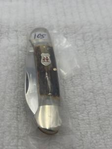 Kissing Crane Robt Klaas Solingen Germany 2506 Two Blade Canoe Pocket Knife (105)
