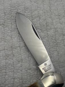 Kissing Crane Robt Klaas Solingen Germany 2506 Two Blade Canoe Pocket Knife (105)