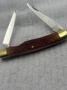 Camillus New York USA Vintage 22LR4 Rim Fire Classic 2 Blade Muskrat(82)