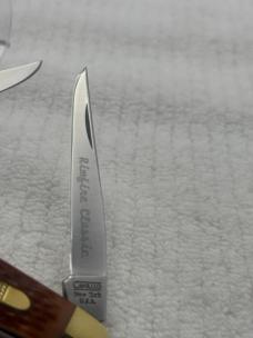 Camillus New York USA Vintage 22LR4 Rim Fire Classic 2 Blade Muskrat(82)
