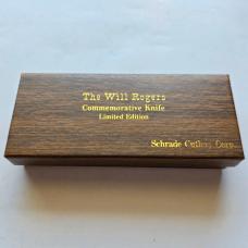 Vintage 1979 Schrade USA WR1 Will Rogers Commemorative Stockman Knife - Serialized with Box