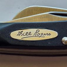 Vintage 1979 Schrade USA WR1 Will Rogers Commemorative Stockman Knife - Serialized with Box