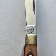 Vintage Transition Era Schrade NY USA 34OT Old Timer Middleman Pocket Knife - Near Mint in Box