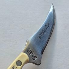 Vintage 1981 Schrade USA 152 Scrimshaw Sharpfinger Knife - Whale & Ship Scene - Boxed
