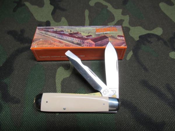Marbles Ivory Micarta 2001 Electrician Knife Marbles Ivory Micarta 2001 Electrician Knife