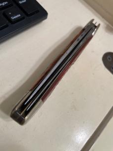 Case XX 6265 folding hunter 1940-64 edc bone has chip and crack