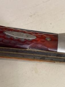 Case XX 6265 folding hunter 1940-64 edc bone has chip and crack