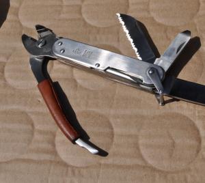 Al Mar Multi Tool 8 Functions1990s Seki City Japan Mint Original Leather Sheath Box Papers 
