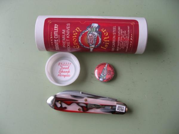 GREAT EASTERN TITIOUTE 852221 BULLET END JACK CROWN LIFTER DEAD SKUNK ACRYLIC GREAT EASTERN TITIOUTE 852221 BULLET END JACK CROWN LIFTER DEAD SKUNK ACRYLIC