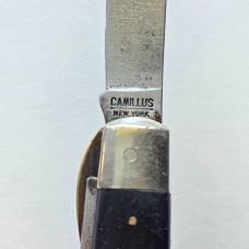 Vintage Camillus USA TL-29 Electricians Pocket Knife - 2 Blade Linerlock Utility
