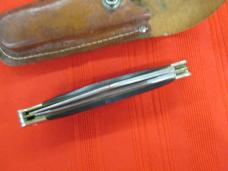 VTG RARE BUCK KNIVES USA 317 Folding Hunter 2 Blade Knife & Sheath 1972 - 1986
