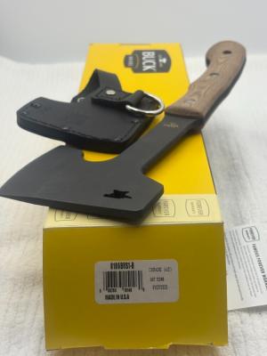 Buck 0106BRS1-B Compadre Axe With Leather Sheath New In Box Made In USA Discontinued