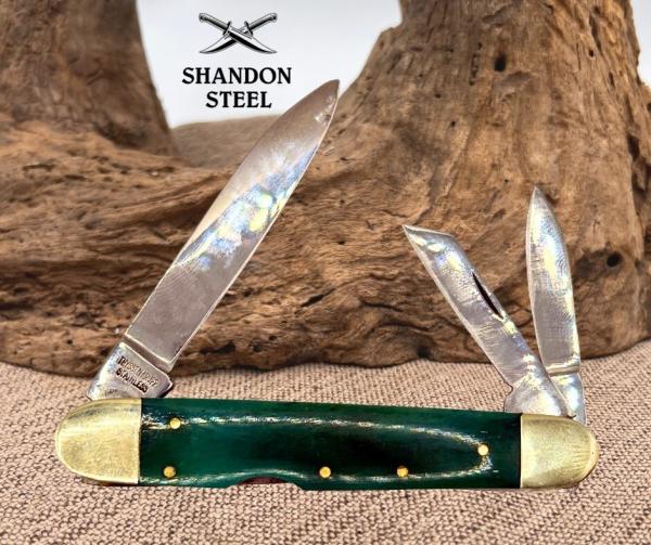 Frost Cutlery Whittler Pocket Knife Stainless Steel Blades Smooth Bone Handle 75 Frost Cutlery Whittler Pocket Knife Stainless Steel Blades Smooth Bone Handle 75