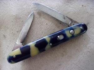 Schrade cut company 2-7/8 double blueberries & cream 