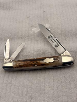 Wade amp Butcher XCD Sheffield England Large 3 Blade Whittler Pocket Knife 134