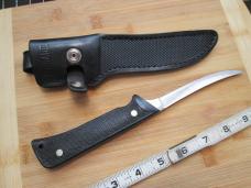 Super RARE SCHRADE USA GF 45 Filet Knife w/ Orig Leather Sheath GRAFILLET LITTLEMOUTH