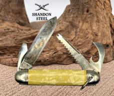 Richlands Scout/Camp Folding Pocket Knife Fish Scaler Sheffield England (80)