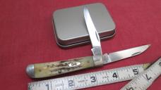 2021 CASE XX USA 6.5207W Stag Handles Wharncliffe Blade Knife 