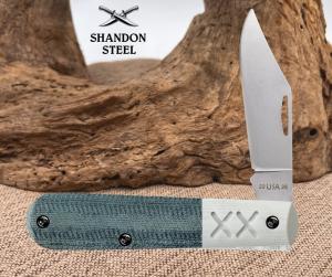 Case XX Barlow XR Crossroads Blue Denim Canvas Laminate S35VN Steel 10875 Pocket Knife