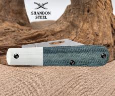 Case XX Barlow XR Crossroads Blue Denim Canvas Laminate S35VN Steel 10875 Pocket Knife