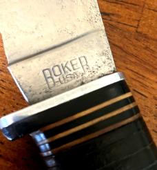 Boker USA Fixed Blade 157 Woodcraft Style Hunting Knife