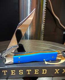 2026 Case XX Cheetah Cub 311 1/2L Royal Blue Synthetic Smooth - Stainless Blade