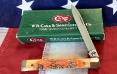 Case xx 2002 Doctors Knife, Mdl# 6185 SS w/ Great Autumn Bone Handles +Silver Script Shield -NOS