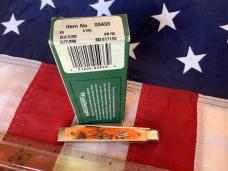 Case xx 2002 Doctors Knife, Mdl# 6185 SS w/ Great Autumn Bone Handles +Silver Script Shield -NOS