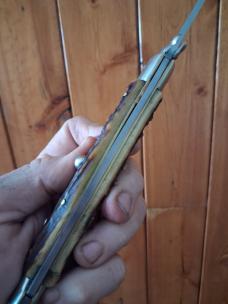 Early Patent Marked 11" swing guard