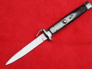 Vintage Italian Trap door OTF Automatic switchblade Brazilian horn First Model III